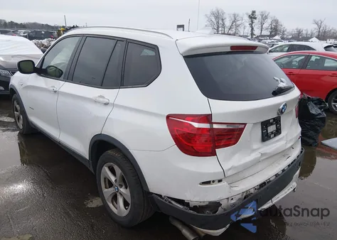 2011 BMW X3 xDrive28I из США, поврежденный, VIN 5UXWX5C53BL715820